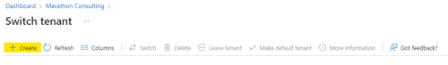 Create Tenant