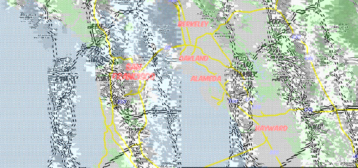 A custom base map that looks like a comic book from the Mapbox visual